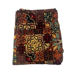 LuLaRoe Leggings TC Boho Mosaic Tile Patchwork Print Buttery Soft Stretch NWOT